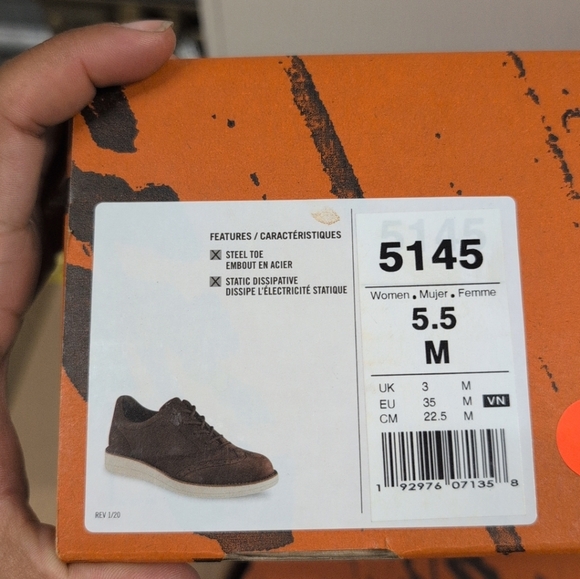 Brown Women's Worx By Red Wings Shoes Size 5.5 - Picture 3 of 3